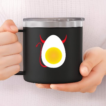 Discover Deviled Eggs 14oz Stainless Steel Tumblers