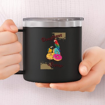 Discover Macaw 14oz Stainless Steel Tumblers