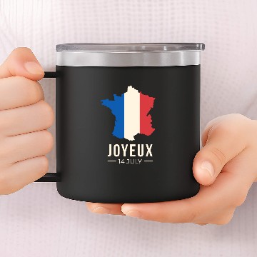 Discover Bastille Day 14oz Stainless Steel Tumblers