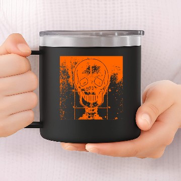 Discover Skeleton head 14oz Stainless Steel Tumblers