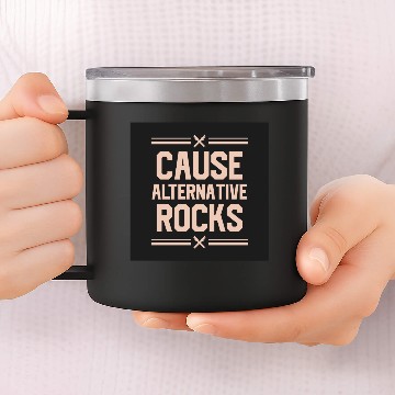 Discover Alternative Rock 14oz Stainless Steel Tumblers