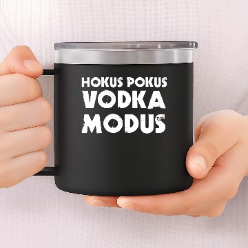 Discover HOKUS POKUS VODKA MODUS 14oz Stainless Steel Tumblers
