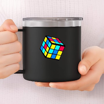 Discover 90s 80 Trendy Nostalgia Cube 14oz Stainless Steel Tumblers