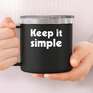 Discover Keep it simple 14oz Stainless Steel Tumblers