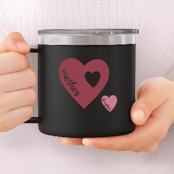 Discover Mother Daughter Love 14oz Stainless Steel Tumblers