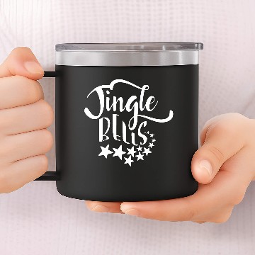 Discover Jingle Bells 14oz Stainless Steel Tumblers