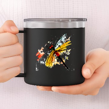 Discover Dragonfly 14oz Stainless Steel Tumblers