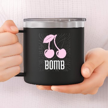 Discover CHERRY BOMB 3 14oz Stainless Steel Tumblers