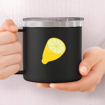 Discover Lemon 14oz Stainless Steel Tumblers