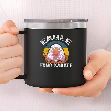 Discover Eagle Fang karate 14oz Stainless Steel Tumblers