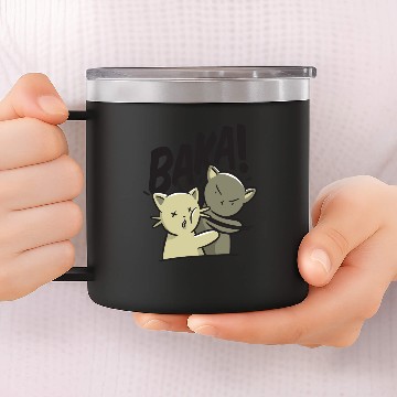 Discover cat Baka Anime cats kittens kitty kitten pet 14oz Stainless Steel Tumblers