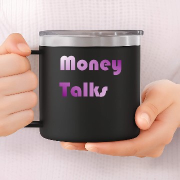 Discover Money Talks 14oz Stainless Steel Tumblers