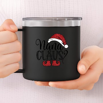 Discover Nana Claus 14oz Stainless Steel Tumblers