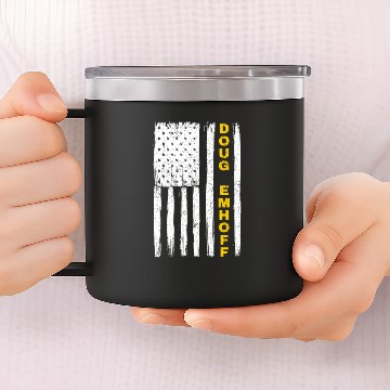 Discover Doug Emhoff Second Gentleman SGOTUS Kamala Harris 14oz Stainless Steel Tumblers