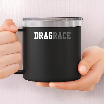 Discover Drag Racing 14oz Stainless Steel Tumblers