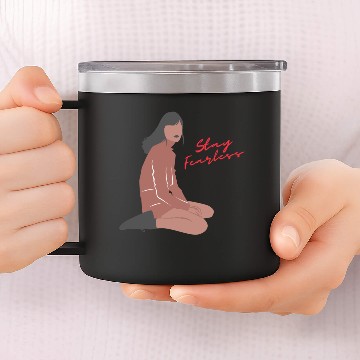 Discover Fearless 14oz Stainless Steel Tumblers