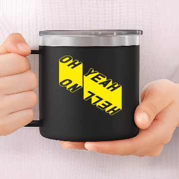 Discover OH YEAH 14oz Stainless Steel Tumblers