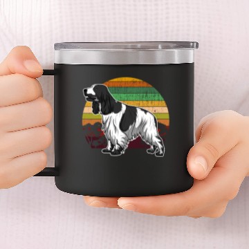 Discover English Cocker Spaniel Pullover Gift Women Men Hoo 14oz Stainless Steel Tumblers