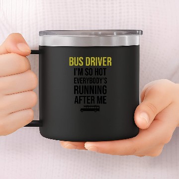 Discover Funny School Bus Driver Gift | Bus Driving Lover 14oz Stainless Steel Tumblers