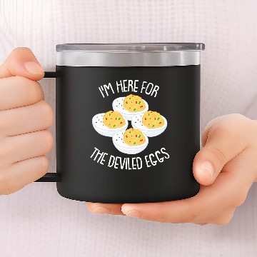 Discover Deviled Eggs 14oz Stainless Steel Tumblers