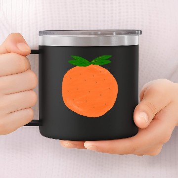 Discover Orange fruit 14oz Stainless Steel Tumblers