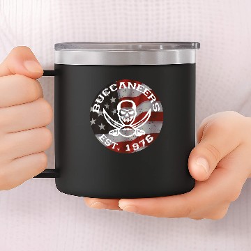 Discover Buccaneers 14oz Stainless Steel Tumblers