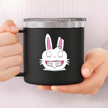 Discover Creepy bunny 14oz Stainless Steel Tumblers