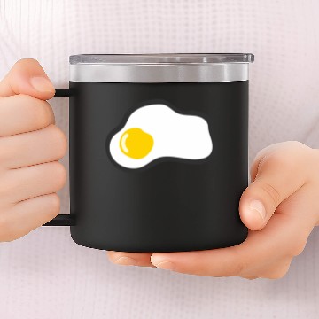Discover fried egg 14oz Stainless Steel Tumblers