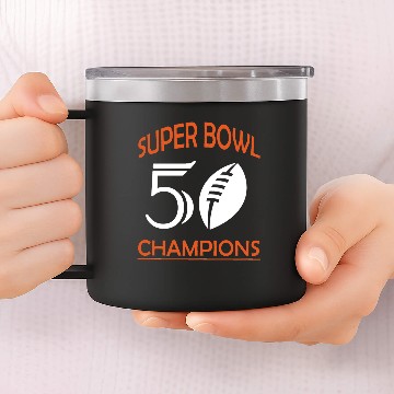 Discover super bowl 50 14oz Stainless Steel Tumblers