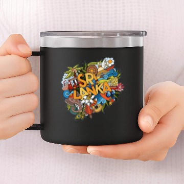 Discover batik srilanka dsign 14oz Stainless Steel Tumblers