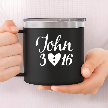Discover John 3 16 14oz Stainless Steel Tumblers