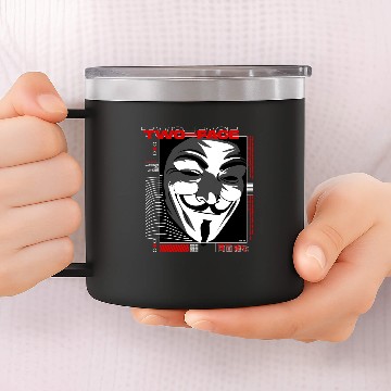 Discover Two Face 14oz Stainless Steel Tumblers