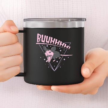 Discover Funny opossum 14oz Stainless Steel Tumblers