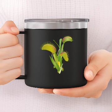 Discover Venus flytrap a fascinating houseplant 14oz Stainless Steel Tumblers