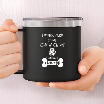 Discover Chow Chow Dog Lover Gift 14oz Stainless Steel Tumblers