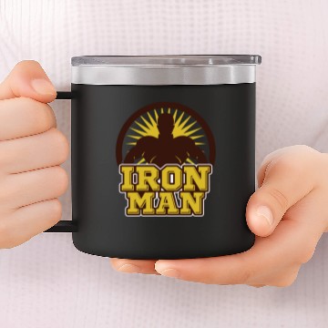 Discover Iron man 14oz Stainless Steel Tumblers