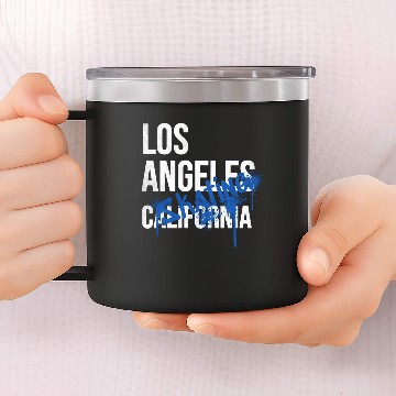 Discover Los Angeles California Graffiti Skating 14oz Stainless Steel Tumblers