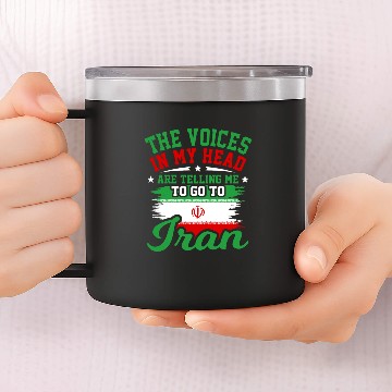 Discover Iran 14oz Stainless Steel Tumblers