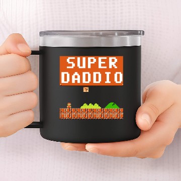 Discover Super Daddio 14oz Stainless Steel Tumblers Fathers Day
