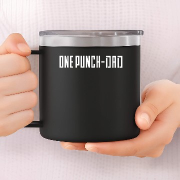 Discover One Punch - Dad 14oz Stainless Steel Tumblers