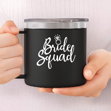 Discover Bride Squad Bachelorette And Engagement Gift 14oz Stainless Steel Tumblers