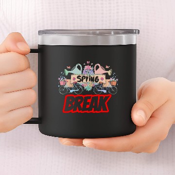 Discover SPRING BREAK 14oz Stainless Steel Tumblers