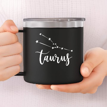 Discover Taurus Zodiac 14oz Stainless Steel Tumblers