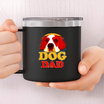 Discover Dog Dad 14oz Stainless Steel Tumblers