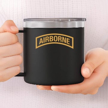Discover Army Airborne Tab 20162 14oz Stainless Steel Tumblers
