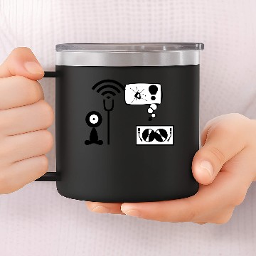 Discover Cyclops broadcasts music 14oz Stainless Steel Tumblers