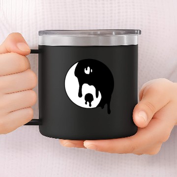Discover Ying Yang 14oz Stainless Steel Tumblers