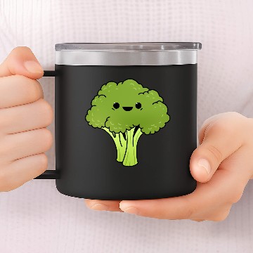 Discover Broccoli 14oz Stainless Steel Tumblers
