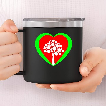 Discover Heart Tree Nature 14oz Stainless Steel Tumblers