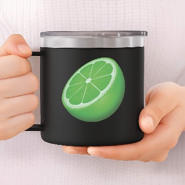 Discover Lime Citrus Cool 14oz Stainless Steel Tumblers Gift Idea Design Present